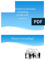 Business Consulting IIM Nagpur Slides Used 20 Feb 22