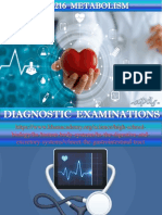 NCM 216 Metabolism Diagnostic Exams