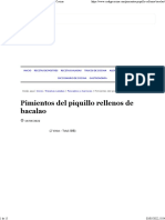 Pimientos Del Piquillo Rellenos de Bacalao - Código Cocina