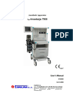 Aeonmed Aeon 7400 Anaesthesia Machine - User Manual