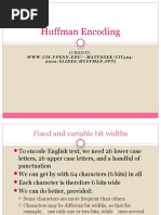 Huffman Encoding: WWW - Cis.Upenn - Edu/ Matuszek/Cit594-2002/SLIDES/HUFFMAN