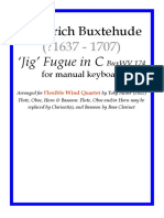 Dieterich Buxtehude: Jig' Fugue in C