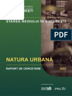 Natura Urbană În București - Raportul de Cercetare Privind Starea Mediului În București (12 Aprilie, 2022)