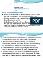 What Does "Globalization" Mean?