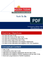 Personal Pronouns and The Verb 'To Be'
