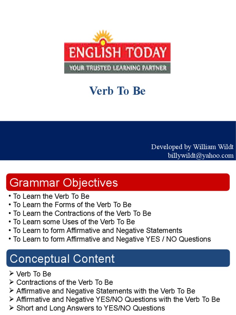Pronouns and the Verb To Be Guide | PDF | Verb | Subject (Grammar)