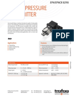 Engine Pressure Transmitter: Applications Features