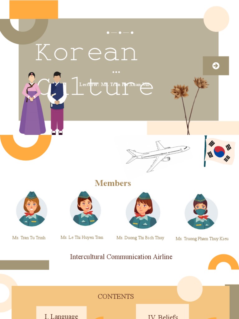 Korean Culture PDF Confucianism Human Communication