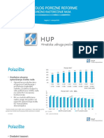 HUP - Prijedlog Porezne Reforme