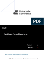 Semana 05 - Unidad 3 Gestión de Costos Financieros