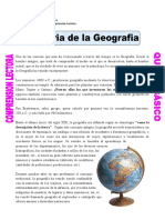 Ficha 2 Historia de La Geografia para Quinto