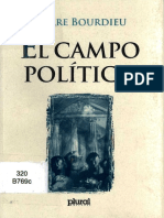 Pierre Bourdieu El Campo Político