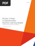 Mlops: 5 Steps To Operationalize Machine Learning Models