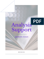 Analysis Support - Qualitative