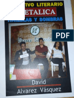 COLECTIVO LITERARIO POETALICA (TINIEBLAS Y SOMBRAS) Por David Alvarez (Dic. 2019)
