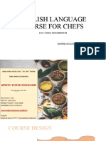 English Language Course For Chefs