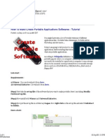 how to make create portable applications softwares - 84productions