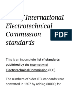 List of International Electrotechnical Commission Standards - Wikipedia