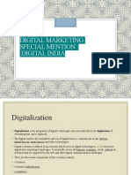 Digital Marketing Special Mention: Digital India: D I K S H A