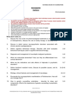 Psychiatry Paper-Ii: Final Exam National Board of Examinations December 2020