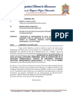 Informe de No Existencia de Duplicidad Conforme A Los Lineamientos Sectoriales Emitidos