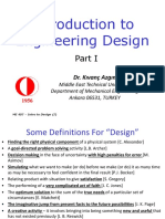 Introduction to Engineering Design Part I
