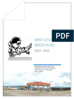 WRI Course Brochure 2022 - 2023