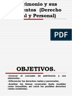 El Patrimonio y Sus Elementos (Derecho Real y Derecho Personal)