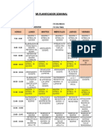 Ejemplo Planificador Semanal Del C.I.S.T.