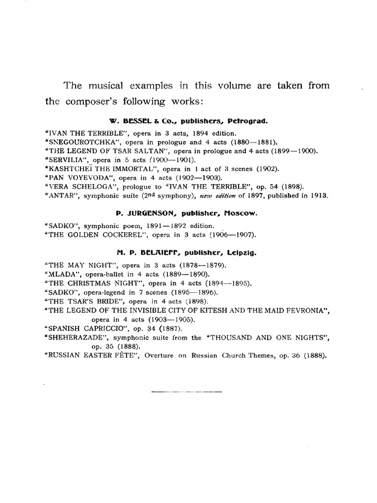 Principles of Orchestration (RimskyKorsakov, Nikolai) Vol 2 Download Free PDF Performing