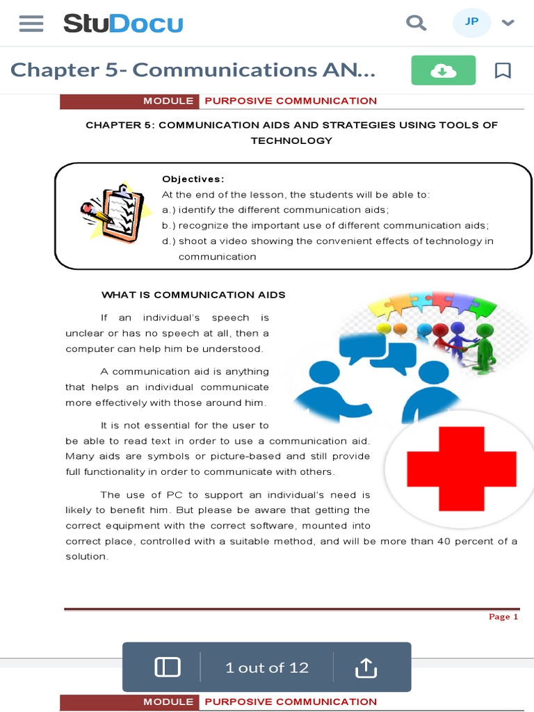 Communication Aids and Technology Strategies | PDF