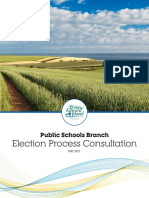 Pei Public Schools Branch Election Process Report