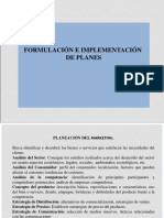 Formulación e Implementación de Planes