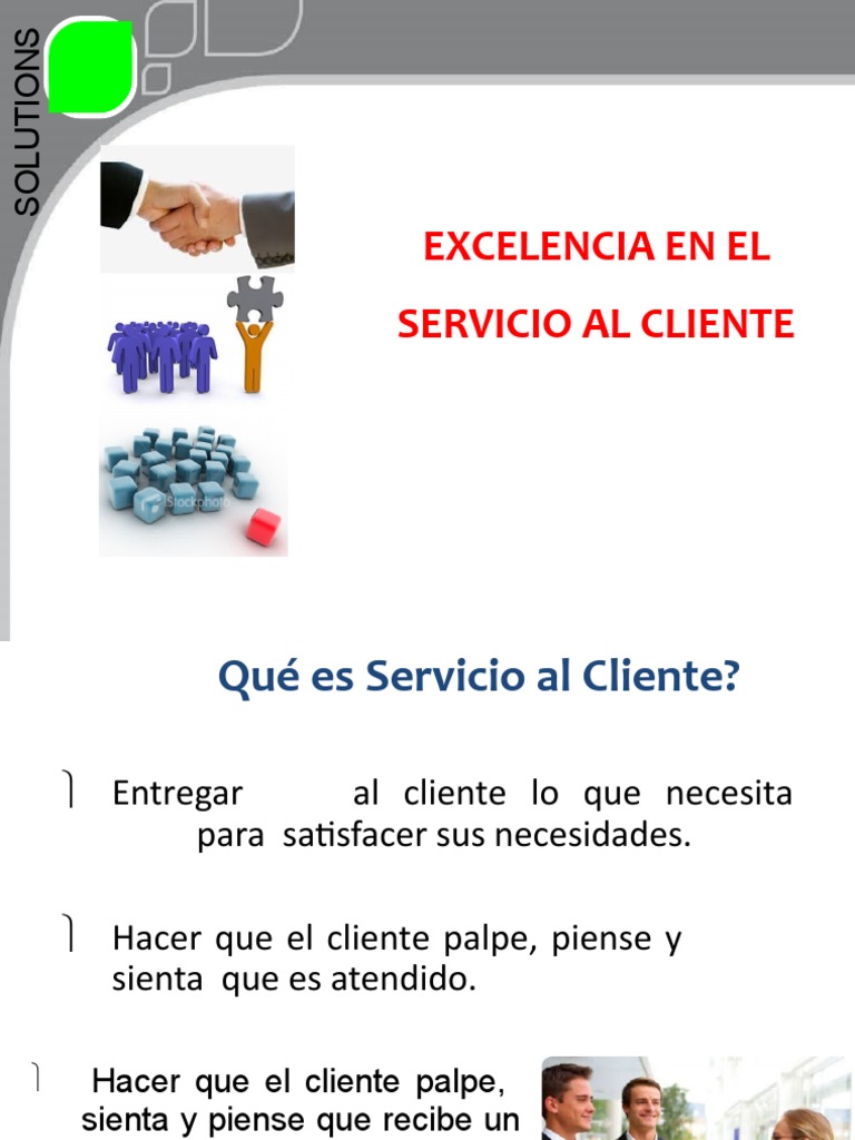 Excelencia en Servicio al Cliente | PDF | Calidad (comercial) | Cliente