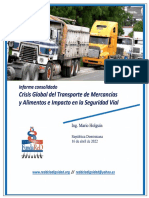 Informe Consolidado Crisis Global Del Transporte de Mercancías y Alimentos y Seguridad Vial