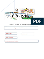 Carpeta Educación Física