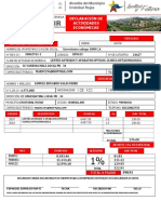 Declaracion de Actividades MARZO