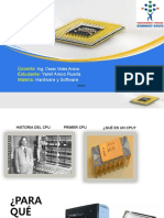 Computer CPU Chip PowerPoint Templates Widescreen (Autoguardado) GH