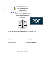 Glosario Derecho Civil - Obligaciones II