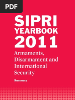 Download Summary of the SIPRI Yearbook 2011  by Stockholm International Peace Research Institute SN57271433 doc pdf