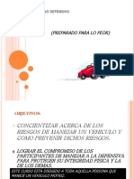 Manejo defensivo: Preparado para lo peor