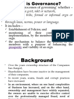 Undertaken by A Govt, MKT or Network, Over A Family, Tribe, Formal or Informal Orgn or Territory & Through Laws, Norms, Power or Language