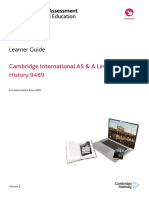 9489 AICE History Student Learner Guide