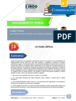 4ºaño-Razonamiento Verbal-S3-Lectura Crítica