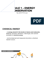 Module 1 ENERGY CONVERSION