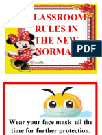 Classroom Rules in The New Normal