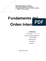 Fundamento Del Orden Interno