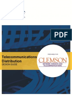 Clemson Telecom Distribution Design Guide 2018 Nov 1