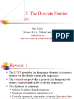Chapter 5. The Discrete Fourier Transform: Gao Xinbo School of E.E., Xidian Univ