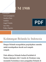 Sejarah Sebelum 1908